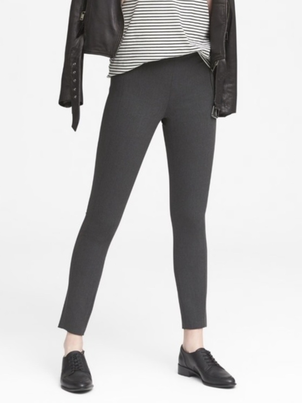Banana Republic Devon Charcoal Stretch Legging Pants 0P
